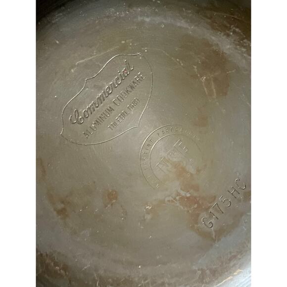 Vintage CALPHALON Commercial Aluminum Cookware 8 1/2" Mini Wok - Picture 8 of 11